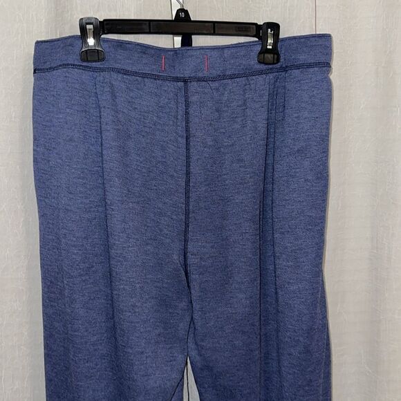 Tommy Bahama XL 30” Blue Double Knit Drawstring Lounge Sweatpants with Pockets - Picture 4 of 14